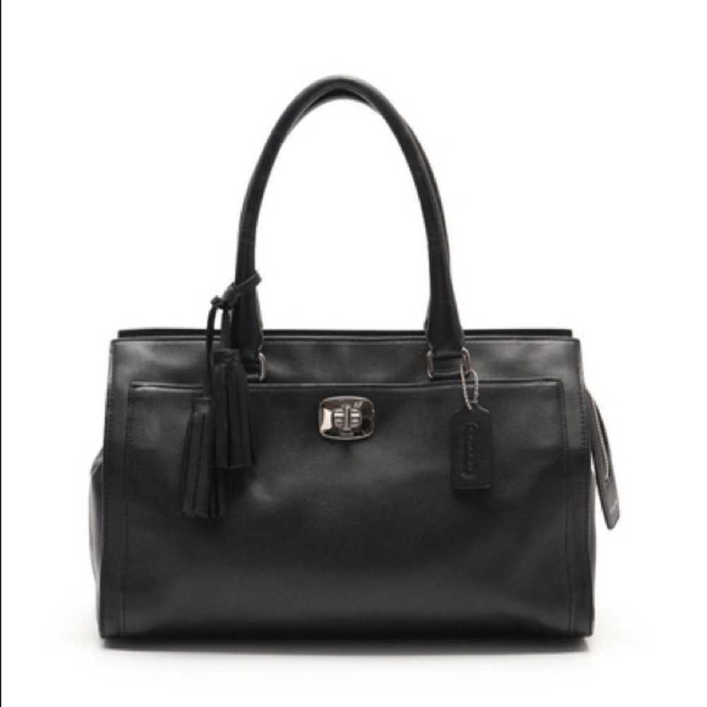 Black Coach Legacy Chelsea Bag